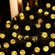 6.5M 30 LED Solar String Ball Lights Outdoor Waterproof Warm White Garden Christmas Tree Decorations Lights