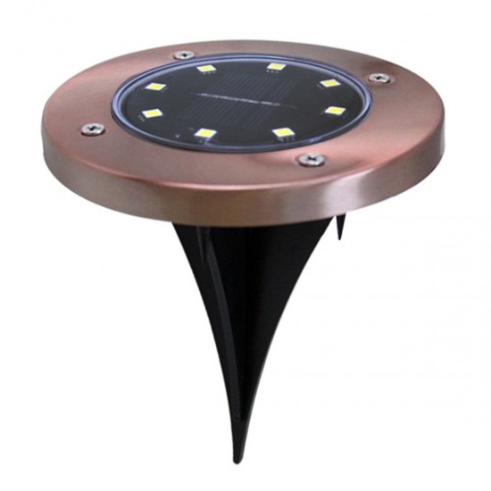 8 LEDs Solar Buried Light Waterproof Lawn Ground Lamp White/Warm Light 8 LEDs Solar Buried Light Waterproof Lawn Ground Lamp White/Warm Light