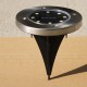 8 LEDs Solar Buried Light Waterproof Lawn Ground Lamp White/Warm Light 8 LEDs Solar Buried Light Waterproof Lawn Ground Lamp White/Warm Light