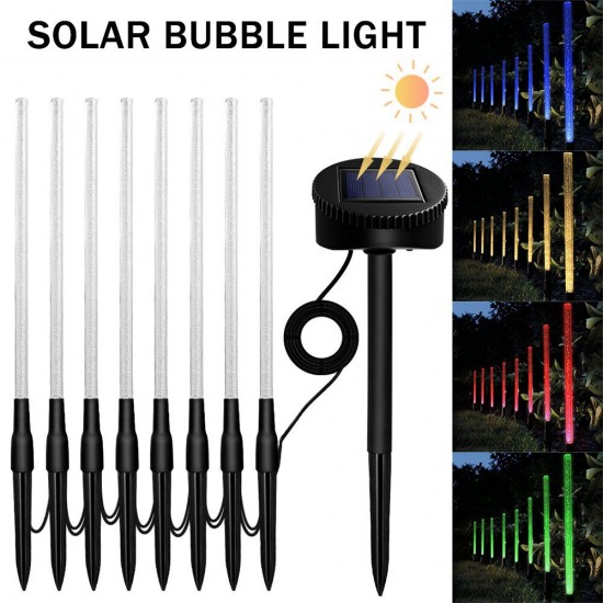 8PCS Outdoor LED Solar Bubble Light Garden Pathway Landscape Lawn Patio Yard Lamp 8PCS Outdoor LED Solar Bubble Light Garden Pathway Landscape Lawn Patio Yard Lamp