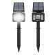 BW-OLT5 RGB+Warm White Solar Lawn Light Landscape Lamp IP44 Waterproof Dual Lighting Mode Garden Holiday Christmas Decorations Lights