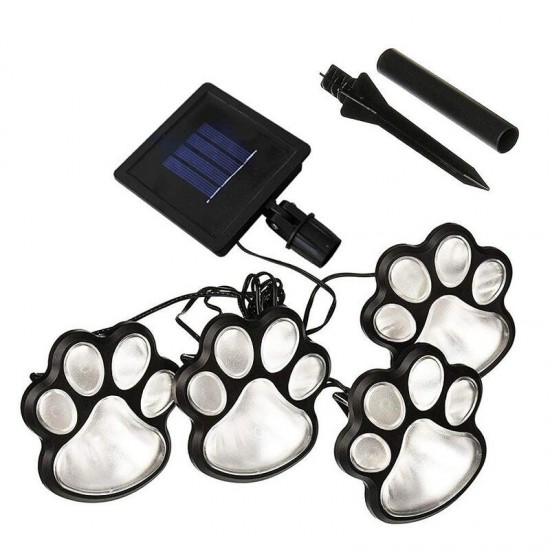 LED Cat Claw Print Solar Lawn Lights Dog Cat Puppy Animal Garden Lights Lamp for Pathway Lawn Yard Outdoor Decorations LED Cat Claw Print Solar Lawn Lights Dog Cat Puppy Animal Garden Lights Lamp for Pathway Lawn Yard Outdoor Decorations