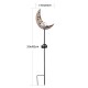 LED Garden Solar Lights Pathway Outdoor Moon Decor Crackle Lawn Lamp Glass LED Garden Solar Lights Pathway Outdoor Moon Decor Crackle Lawn Lamp Glass