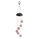 LED Light Solar Light Wind Chime Color Changing Garden Rattan Ball