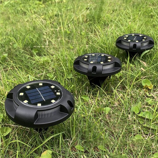 LED Solar Disk Buried Lawn Light Outdoor Garden Under Ground Waterproof Patio Lamp LED Solar Disk Buried Lawn Light Outdoor Garden Under Ground Waterproof Patio Lamp