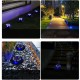 LED Solar Disk Buried Lawn Light Outdoor Garden Under Ground Waterproof Patio Lamp