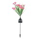 LED Solar Flower Lawn Light Outdoor Garden Stake Lamp Landscape Lighting Yard Decor