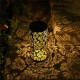 LED Solar Lantern Hanging Light with Handle Solar Lantern Waterproof Landscape Lantern Chrysanthemum Shadow Light for Outdoor Garden Hollow LED Solar Lantern Hanging Light with Handle Solar Lantern Waterproof Landscape Lantern Chrysanthemum Shadow Light for Outdoor Garden Hollow