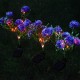 LED Solar Lawn Lights Solar Flower Lights with Multi-Color Changing for Garden Patio Yard Decoration