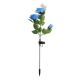 LED Solar Rose Flower Lawn Light Outdoor Garden Stake Lamp Landscape Path Yard Lamp Decor