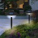 Mushroom Shape Solar Garden Stake Light Lawn Lamp Pathway Energy-saving Waterproof Light
