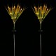 Outdoor 2pcs LED Waterproof Multi-Color Changing Grain Solar Flower Lights Christmas Decorations