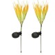 Outdoor 2pcs LED Waterproof Multi-Color Changing Grain Solar Flower Lights Christmas Decorations Outdoor 2pcs LED Waterproof Multi-Color Changing Grain Solar Flower Lights Christmas Decorations