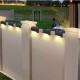 Outdoor LED Solar Lawn Light Warm White Path Stair Waterproof Wall Garden Landscape Lamp