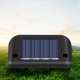 Outdoor LED Solar Lawn Light Warm White Path Stair Waterproof Wall Garden Landscape Lamp