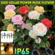 Outdoor LED Solar Rose Flower Light Waterproof Garden Lawn Lamp Landscape Lighting Yard Decoration Outdoor LED Solar Rose Flower Light Waterproof Garden Lawn Lamp Landscape Lighting Yard Decoration