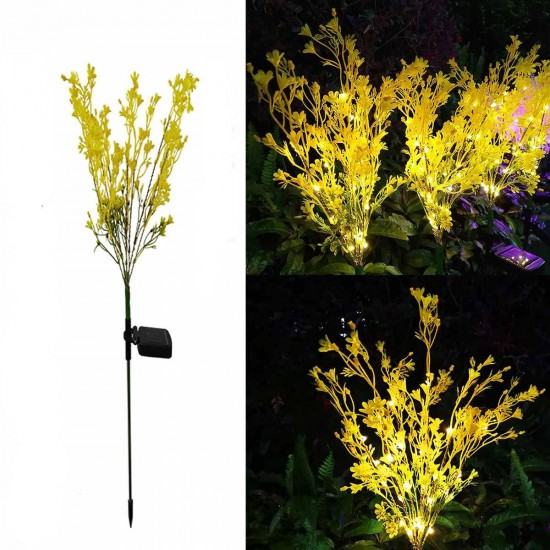 Outdoor Solar Lawn Light Canola Flowers Waterproof Garden Light Led Solar Powered Lights for Garden Patio Yard Decoration