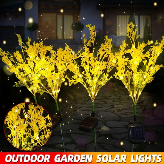 Outdoor Solar Powered LED Canola Flowers Lawn Light Waterproof Garden Lamp Home Decoration Outdoor Solar Powered LED Canola Flowers Lawn Light Waterproof Garden Lamp Home Decoration