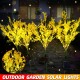 Outdoor Solar Powered LED Canola Flowers Lawn Light Waterproof Garden Lamp Home Decoration