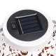 Patio Hollow Indoor Outdoor Solar Power Lantern Hanging Light Garden Lamp Yard