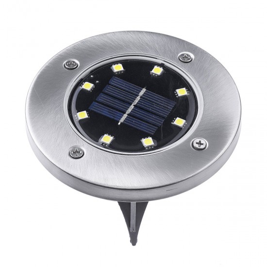 8PCS LED Solar Ground Lawn Light Waterproof Auto On/Off Landscape Spike Garden Pathway Lamp for Yard Deck Patio 8PCS LED Solar Ground Lawn Light Waterproof Auto On/Off Landscape Spike Garden Pathway Lamp for Yard Deck Patio