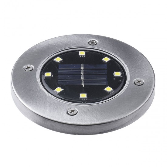 8PCS LED Solar Ground Lawn Light Waterproof Auto On/Off Landscape Spike Garden Pathway Lamp for Yard Deck Patio 8PCS LED Solar Ground Lawn Light Waterproof Auto On/Off Landscape Spike Garden Pathway Lamp for Yard Deck Patio