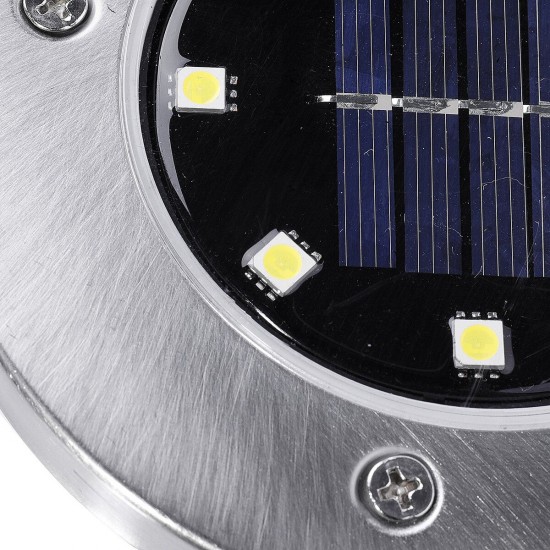 8PCS LED Solar Ground Lawn Light Waterproof Auto On/Off Landscape Spike Garden Pathway Lamp for Yard Deck Patio 8PCS LED Solar Ground Lawn Light Waterproof Auto On/Off Landscape Spike Garden Pathway Lamp for Yard Deck Patio