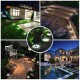 8PCS LED Solar Ground Lawn Light Waterproof Auto On/Off Landscape Spike Garden Pathway Lamp for Yard Deck Patio