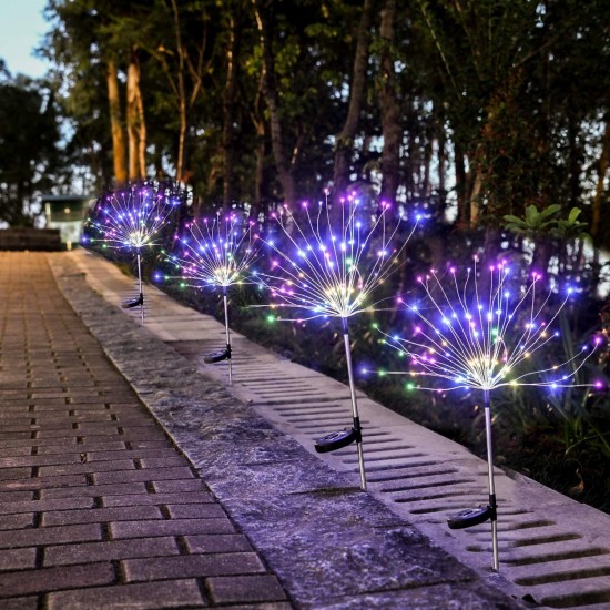 Solar Firework String Light 60/105/160 LED Lamp Outdoor Garden Party Christmas Decorations Lights Solar Firework String Light 60/105/160 LED Lamp Outdoor Garden Party Christmas Decorations Lights