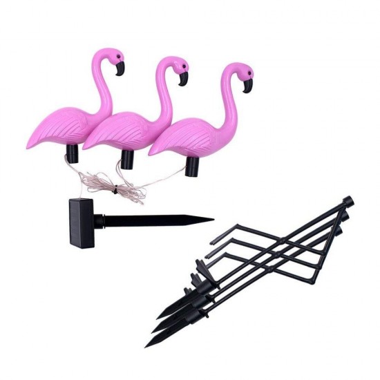 Solar Flamingo Stake Light Lantern Solar Powered Pathway Lights Outdoor Waterproof Garden Decorative Lawn Yard Lamp Solar Flamingo Stake Light Lantern Solar Powered Pathway Lights Outdoor Waterproof Garden Decorative Lawn Yard Lamp