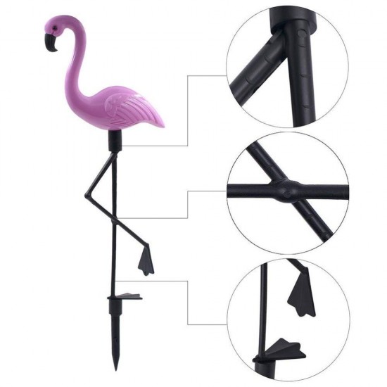 Solar Flamingo Stake Light Lantern Solar Powered Pathway Lights Outdoor Waterproof Garden Decorative Lawn Yard Lamp Solar Flamingo Stake Light Lantern Solar Powered Pathway Lights Outdoor Waterproof Garden Decorative Lawn Yard Lamp