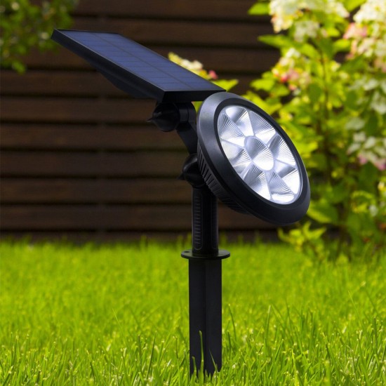 Solar Garden Light Spot Outdoor 9 LED Garden Lawn Landscape Path Wall Lamp Waterproof for Home Garden Wedding Solar Garden Light Spot Outdoor 9 LED Garden Lawn Landscape Path Wall Lamp Waterproof for Home Garden Wedding