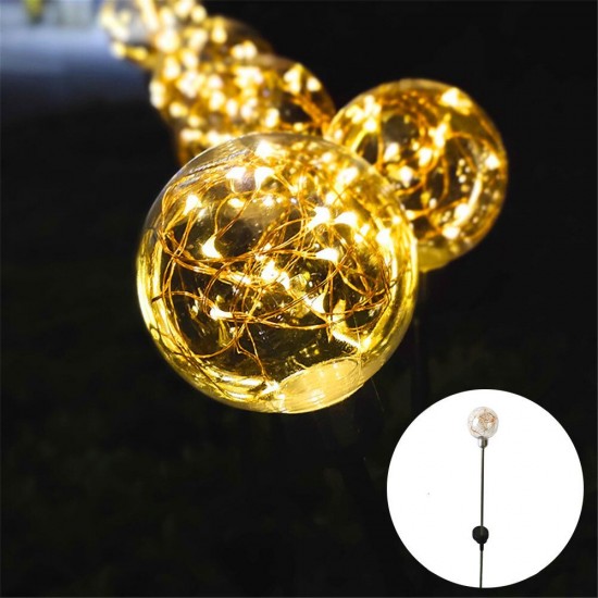 Solar LED Ball Light Solar Garden Light Outdoor Lantern Stainless Steel Led solar Power Pathway Landscape Lighting