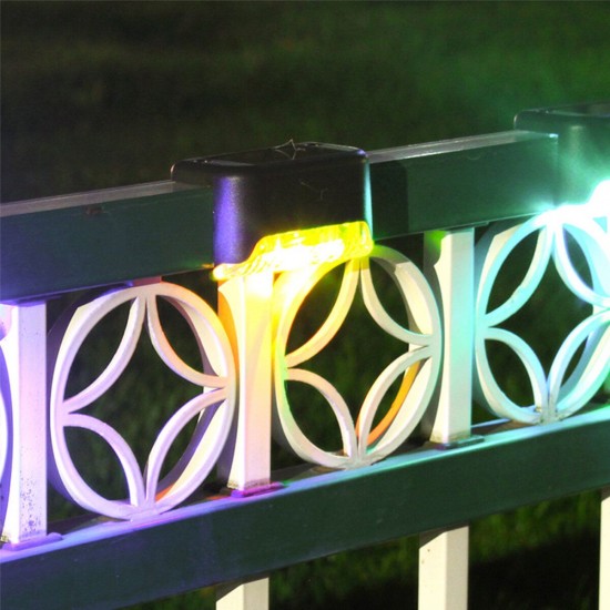 Solar LED Bright Deck Lights Outdoor Garden Patio Railing Decks Path Lighting