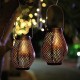 Solar LED Hanging Light Retro Hollow Lantern Outdoor Garden Yard Decoration Lamp Solar LED Hanging Light Retro Hollow Lantern Outdoor Garden Yard Decoration Lamp
