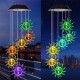 Solar LED Wind Chime Garden Hanging Spinner Light Color Changing Lamp