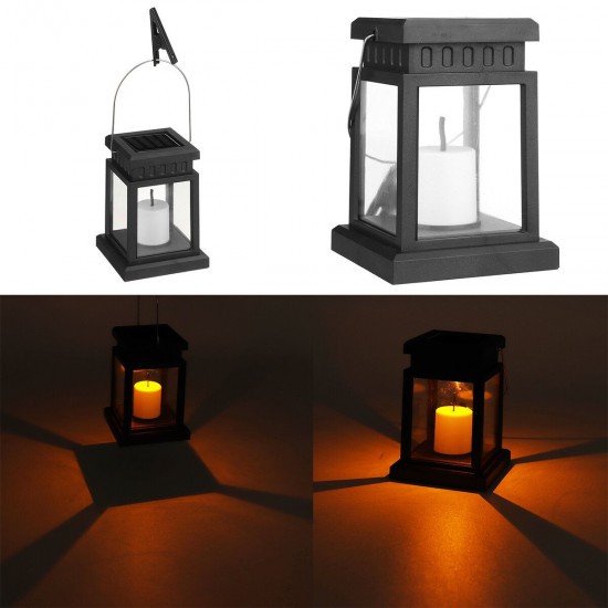 Solar Lantern Hanging Light LED Yard Outdoor Patio Garden Lamp Waterproof Decor