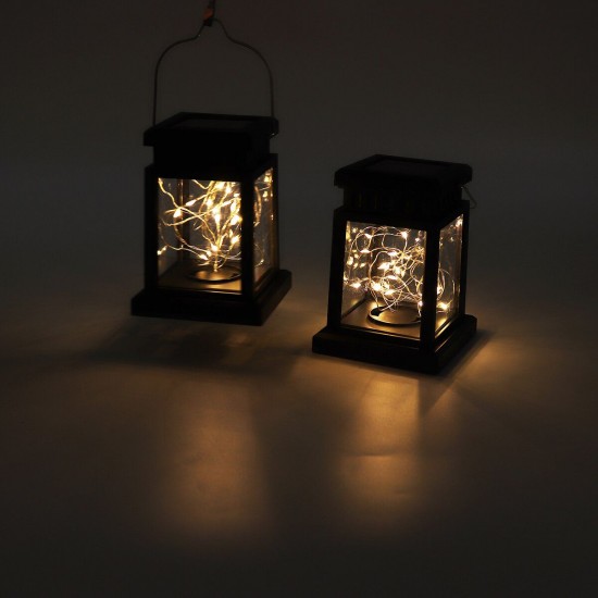 Solar Lantern Hanging Light LED Yard Outdoor Patio Garden Lamp Waterproof Decor Solar Lantern Hanging Light LED Yard Outdoor Patio Garden Lamp Waterproof Decor