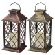 Solar Power Hanging Lantern LED Lamp Retro Style Light Outdoor/Indoor for Garden Christmas Decorations