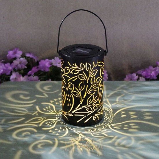 Solar Power LED Hanging Lantern Lights Metal Garden Yard Decor Lamp Rechargeable IP55 Waterproof Solar Power LED Hanging Lantern Lights Metal Garden Yard Decor Lamp Rechargeable IP55 Waterproof