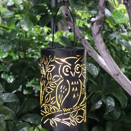 Solar Power LED Hanging Lantern Lights Metal Garden Yard Decor Lamp Rechargeable IP55 Waterproof Solar Power LED Hanging Lantern Lights Metal Garden Yard Decor Lamp Rechargeable IP55 Waterproof