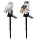 Solar Power LED Owl Lawn Light Home Outdoor Yard Landscape Garden Lamp Waterproof