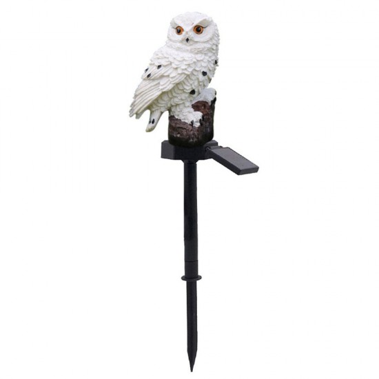 Solar Power LED Owl Lawn Light Home Outdoor Yard Landscape Garden Lamp Waterproof