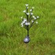 Solar Powered Cherry Flower LED Lawn Light Outdoor Colorful Branch Yard Landscape Lamp Garden Decor