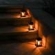 Solar Powered Hanging Lantern LED Solar Candle Lights Outdoor Decorative Path Light Lawn Light for Patio Landscape Tree Yard