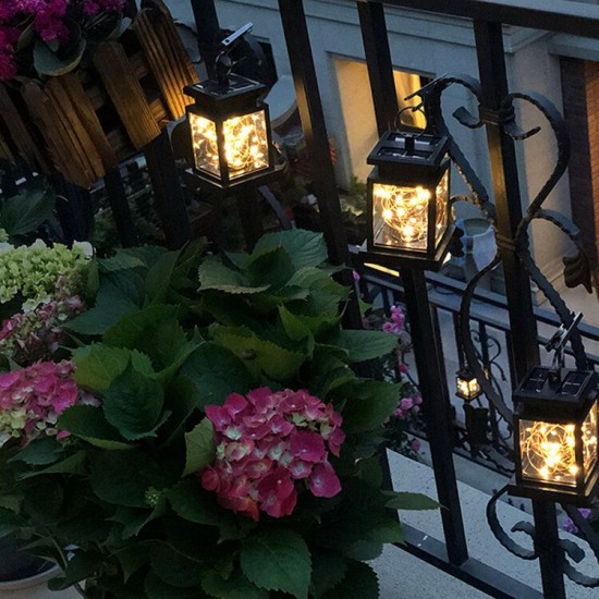 Solar Powered Hanging Lantern LED Solar Candle Lights Outdoor Decorative Path Light Lawn Light for Patio Landscape Tree Yard Solar Powered Hanging Lantern LED Solar Candle Lights Outdoor Decorative Path Light Lawn Light for Patio Landscape Tree Yard