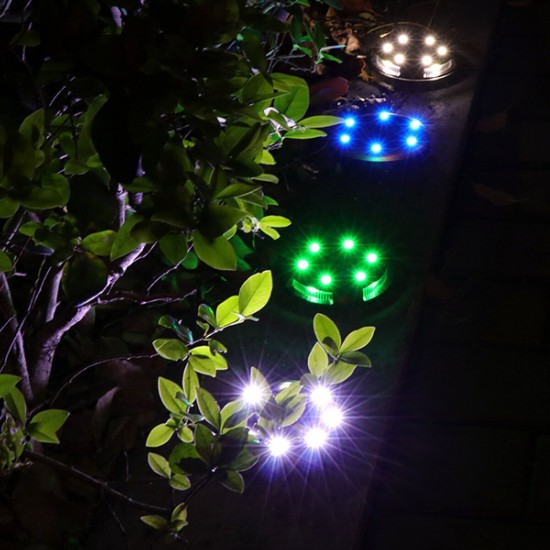 Solar Powered LED Lawn Light IP65 Warm White/White/RGB Outdoor Garden Buried Under Ground Lamp
