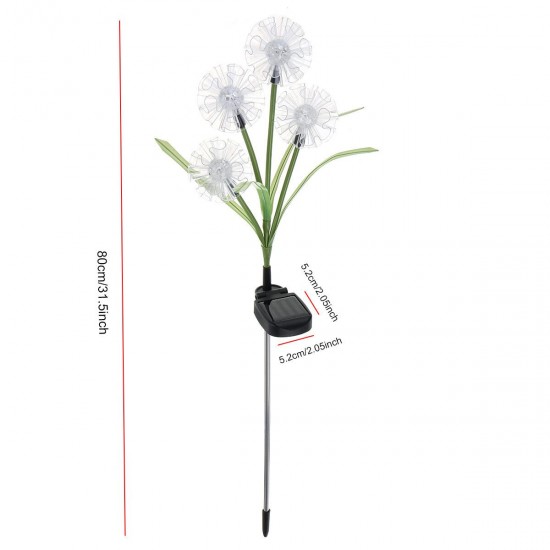 Solar Powered LED Lawn Light Simulation Colorful Flower Outdoor Garden Yard Lamp for Outdoor Path Home Decor Solar Powered LED Lawn Light Simulation Colorful Flower Outdoor Garden Yard Lamp for Outdoor Path Home Decor