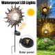 Solar Powered LED Stake Lawn Light Waterproof Patio Outdoor Garden Path Lamp