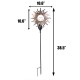 Solar Powered LED Stake Lawn Light Waterproof Patio Outdoor Garden Path Lamp